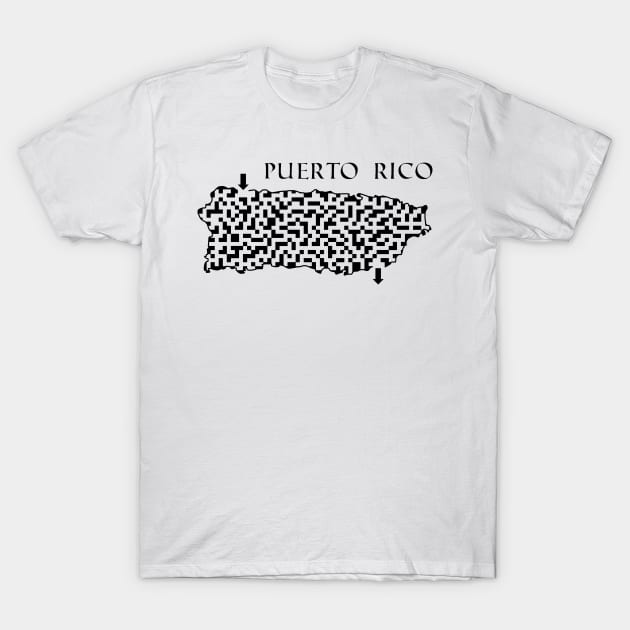 Puerto Rico Maze T-Shirt by gorff